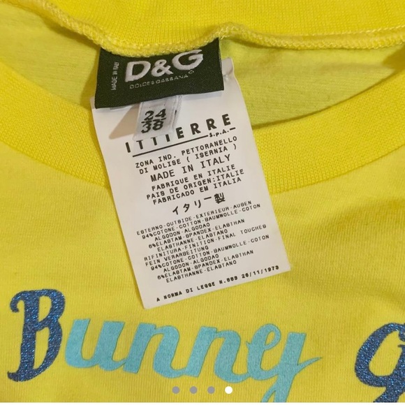 ISO !! for this dolce and gabbanna be a bunny girl and have no shame top ! - Picture 3 of 3